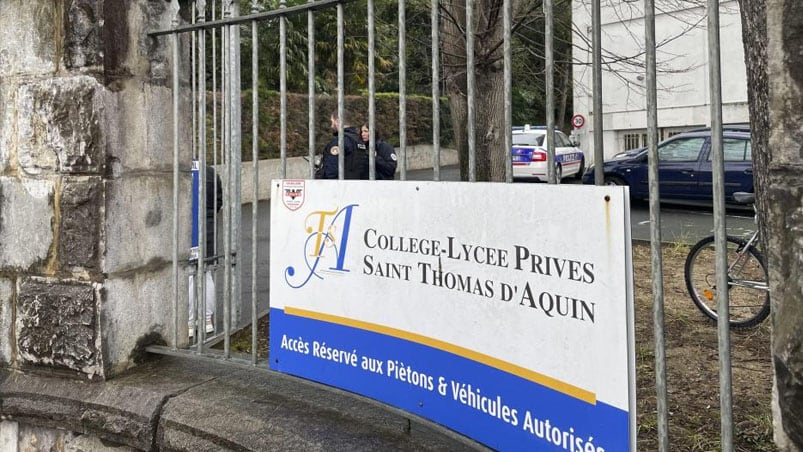 El incidente tuvo lugar en el instituto Santo Tomás de Aquino de San Juan de Luz.