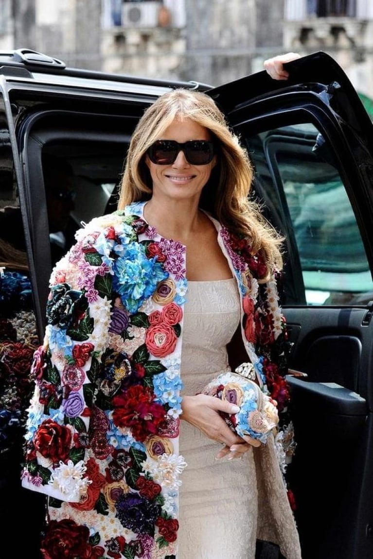 El increíble precio del tapado de Melania Trump