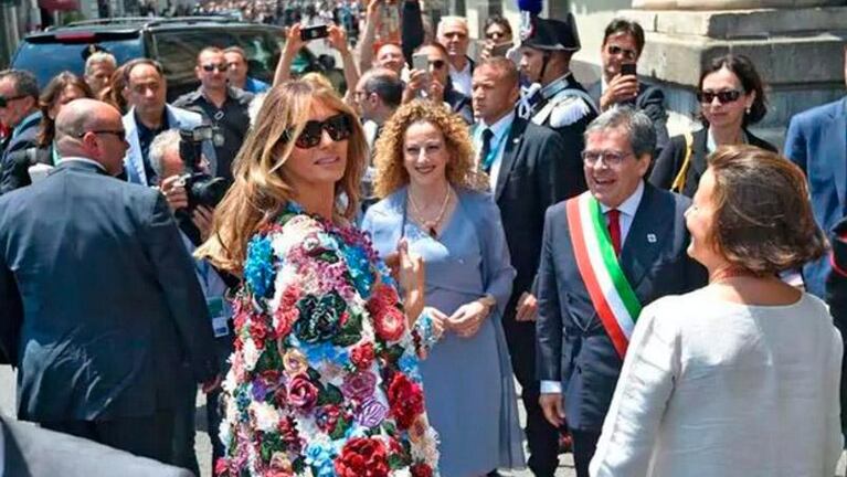 El increíble precio del tapado de Melania Trump