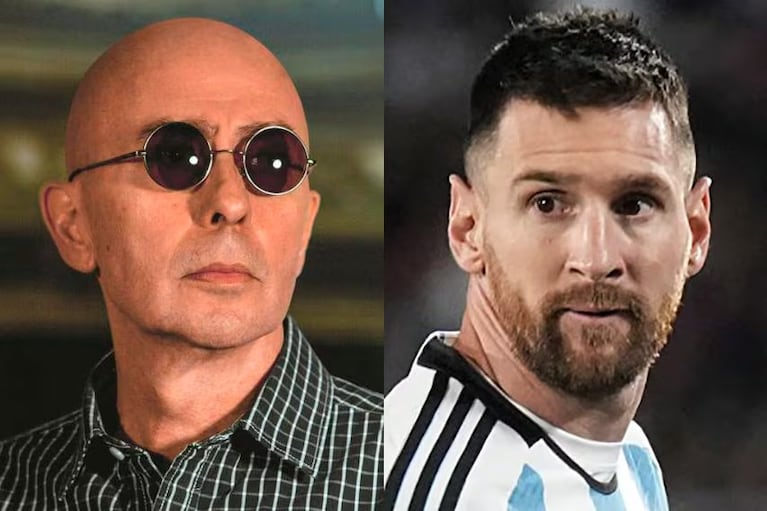 El Indio Solari y Messi