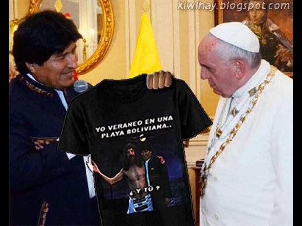 El ingenio en las redes explotó tras el regalo de Evo Morales.