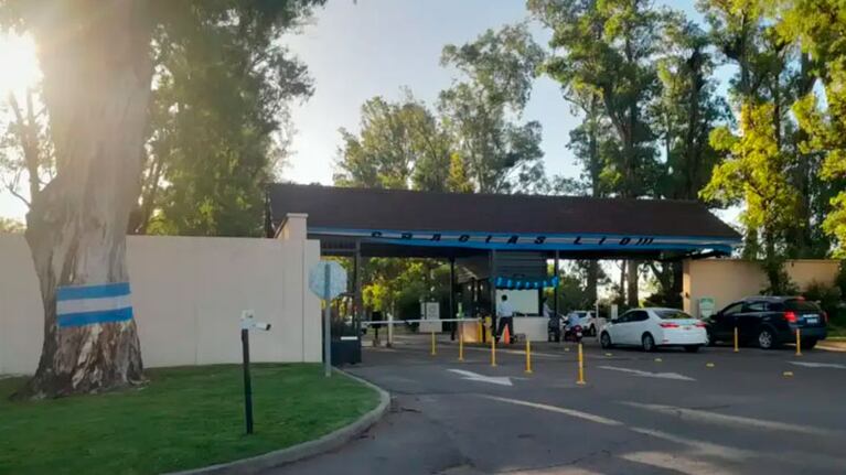 El ingreso de Kentucky, el country en el que está emplazada la casa de la familia Messi.