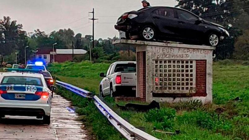 El insólito accidente ocurrió en Entre Ríos.