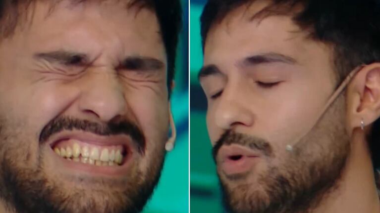 El insulto de un participante tras equivocarse en Los 8 Escalones. (Foto: captura video)