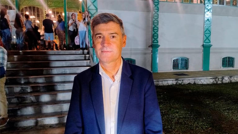 El intendente Daniel Passerini en la "Noche de los CPC".
