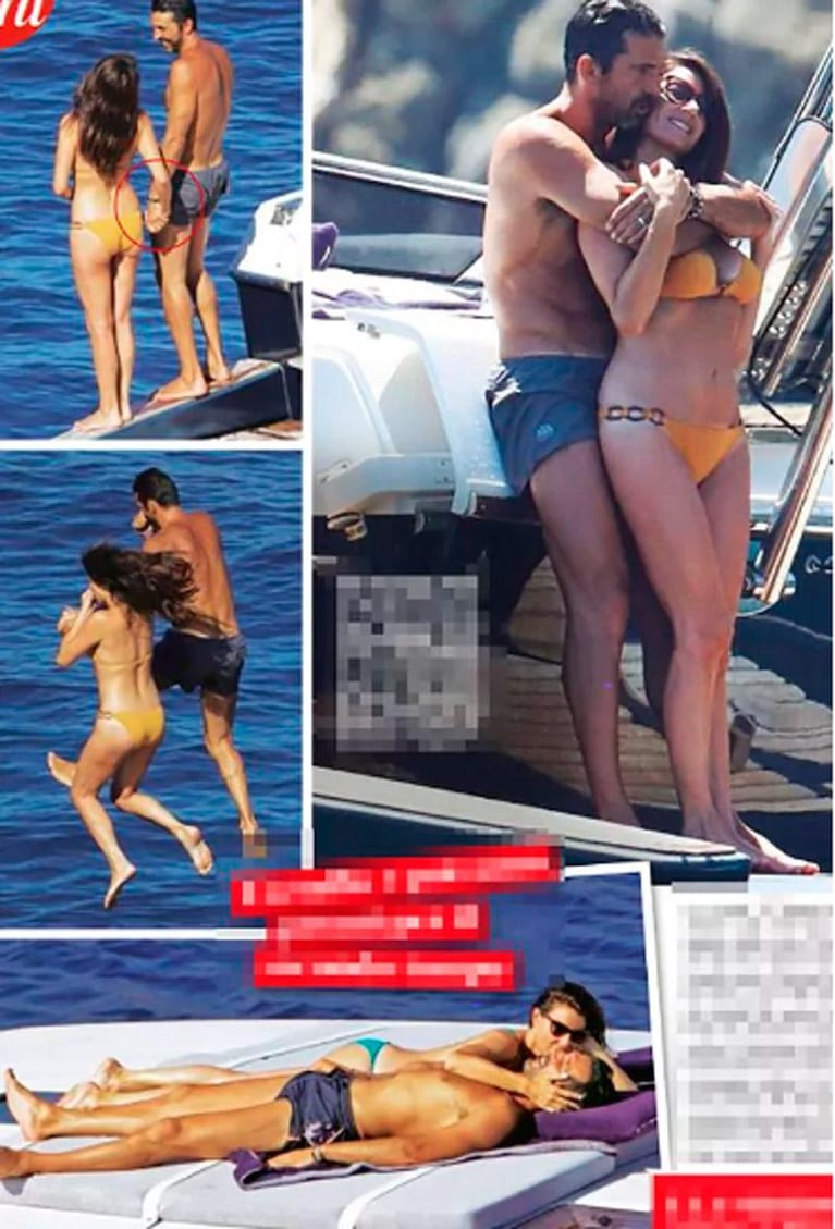 El italiano Buffon, enojado por las fotos íntimas con su mujer