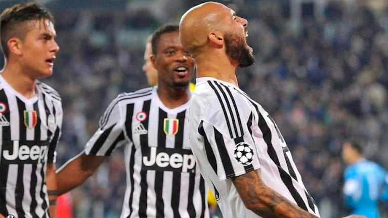 El italiano Zaza fue clave para la victoria de Juventus. Dybala no pudo hacer demasiado.