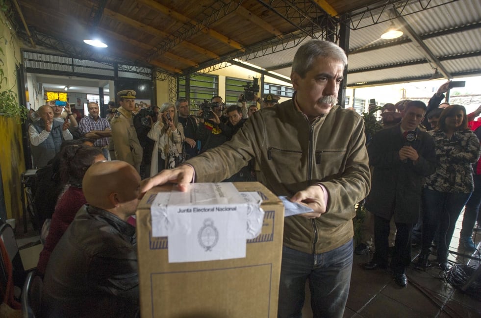 El jefe de Gabinete se mostró emocionado por su posible candidatura. Foto: Télam.