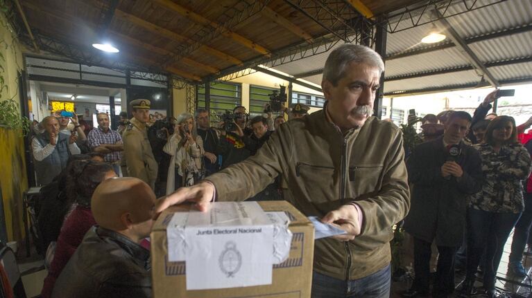 El jefe de Gabinete se mostró emocionado por su posible candidatura. Foto: Télam.