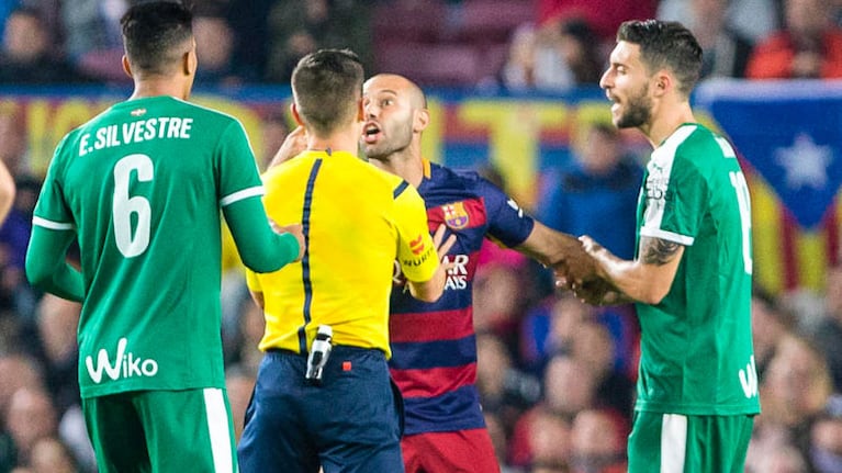 El Jefecito recibió roja directa contra el Eibar. Foto: Cordon Press.