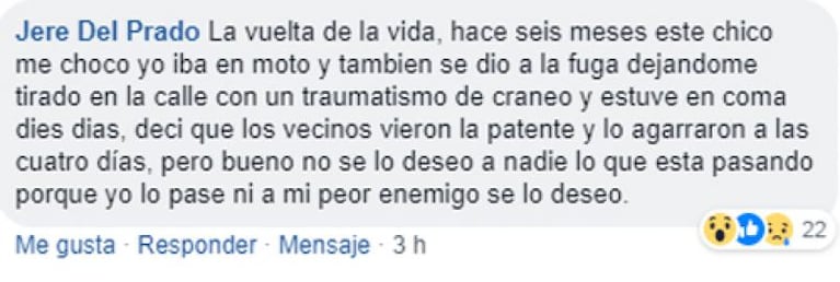 El joven atropellado en avenida Chacabuco está imputado por un caso similar