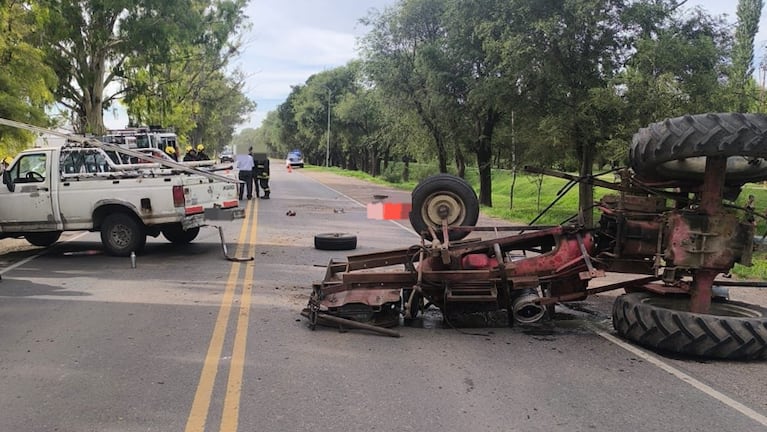 El joven de 23 años murió tras el vuelco de un tractor en La Carlota.