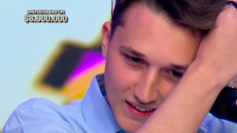 El joven está en sexto año de la secundaria.