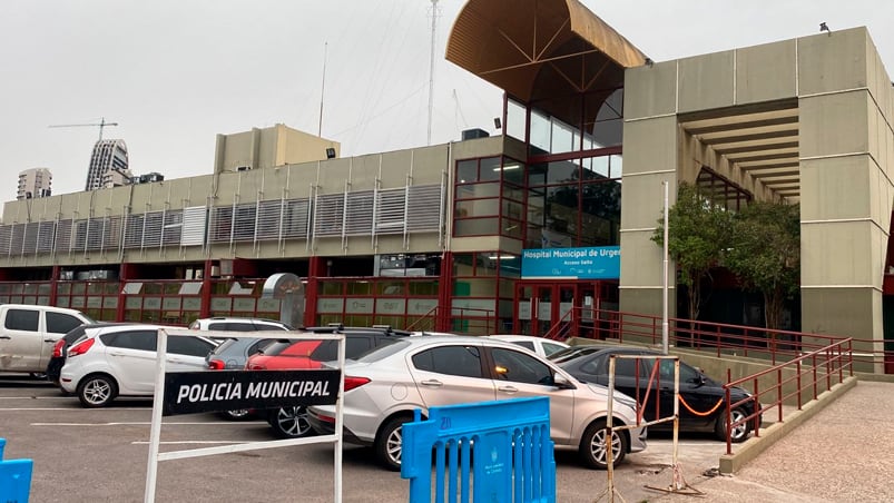 El joven está internado en terapia en el Hospital de Urgencias. Foto: Luchy Ybañez / El Doce. 