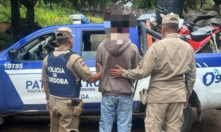 El joven fue detenido en un operativo en el interior de Córdoba.
