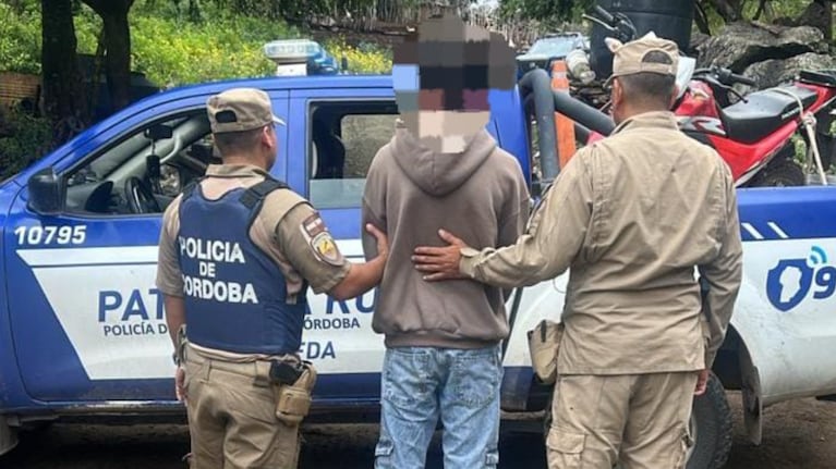 El joven fue detenido en un operativo en el interior de Córdoba.