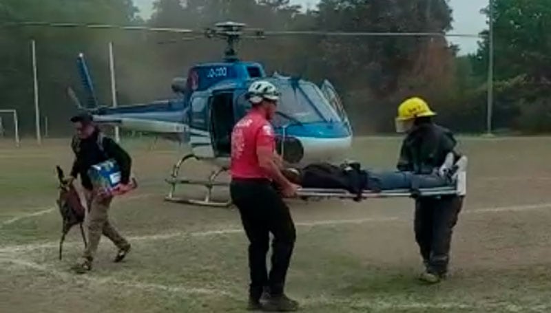 El joven iba con un contingente de 60 personas.