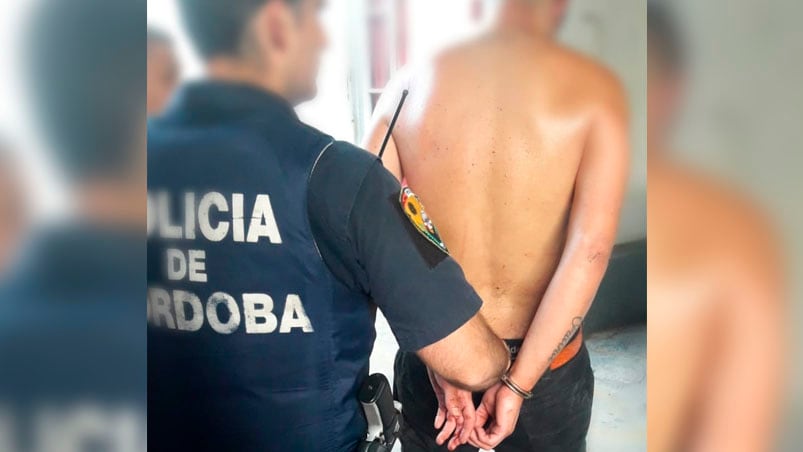 El joven quedó detenido luego de un importante operativo. 