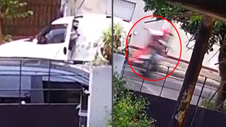 El joven se bajó de su camioneta con un paquete y fue atropellado por la espalda.