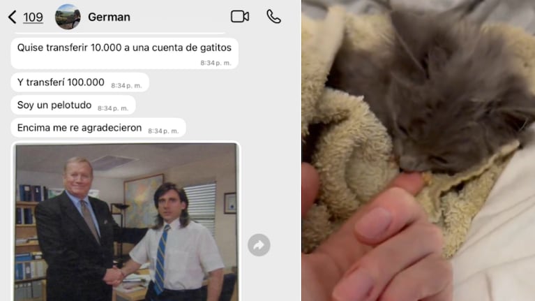 El joven tipeó mal y transfirió 100 mil pesos.