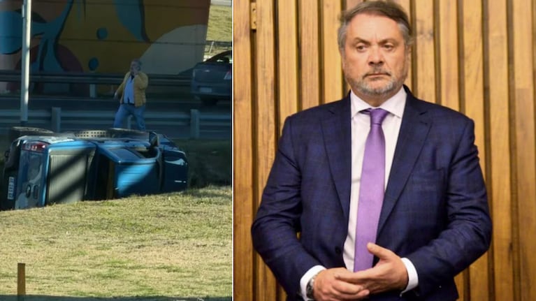 El juez federal se accidentó en Circunvalación.