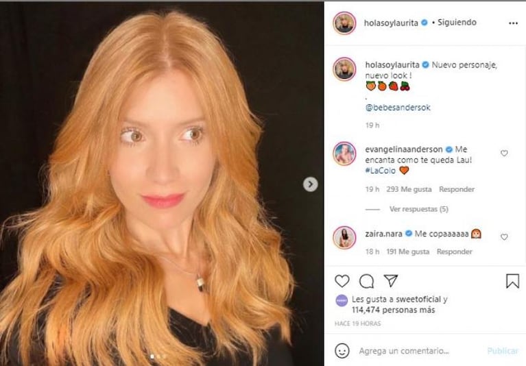 El jugado cambio de look de Laurita Fernández 