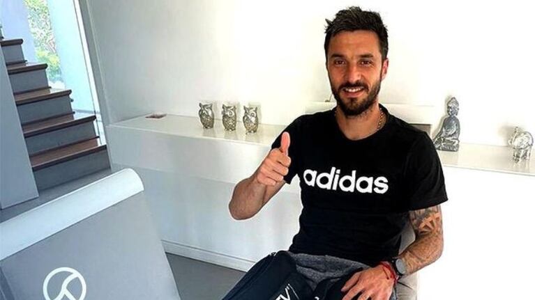 El jugador habló sobre su paso por River y lanzó una frase que hizo ruido en Nuñez. Foto: Instagram: @nacho.scocco32.