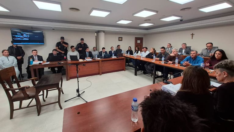 El juicio por el crimen de Aralí Vivas. Foto: Juan Pablo Lavisse / El Doce.