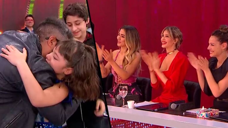 El jurado se emocionó y quedó rendido ante la actitud de Kuki.