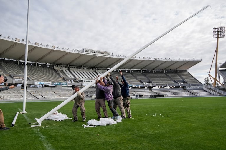 El Kempes se prepara para el partido entre Los Pumas y los All Blacks.
