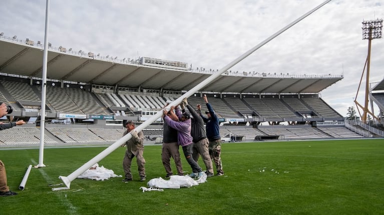 El Kempes se prepara para el partido entre Los Pumas y los All Blacks.