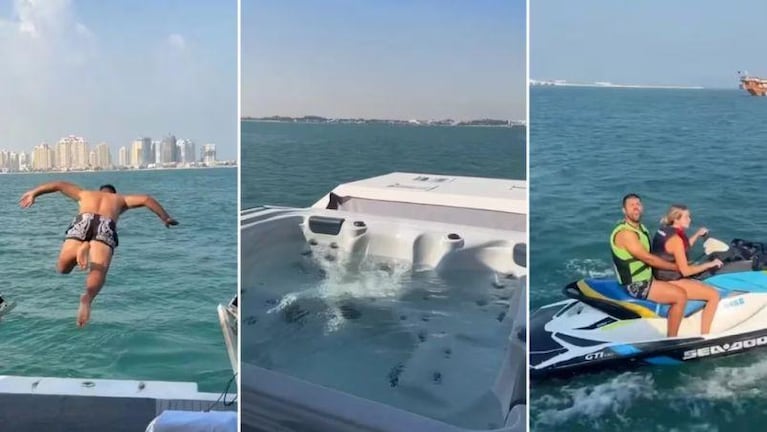El Kun Agüero desmintió que se accidentó en moto de agua en Miami