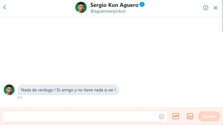 El Kun Agüero le respondió a El Doce tras su foto con Mbappé