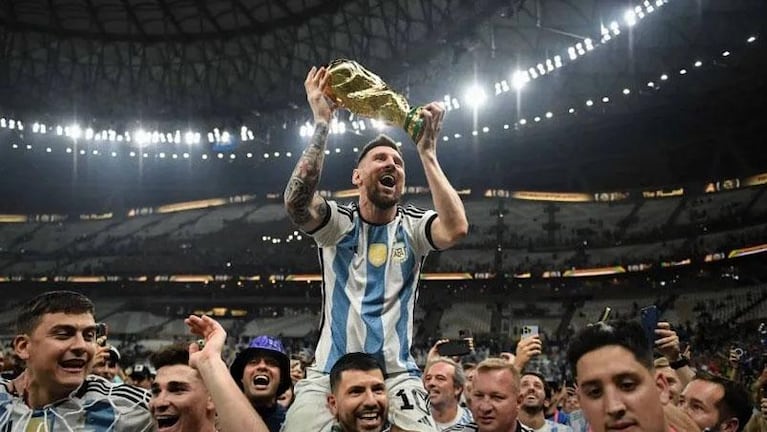 El Kun Agüero reveló que Messi se preocupó por su salud en los festejos de la Selección 