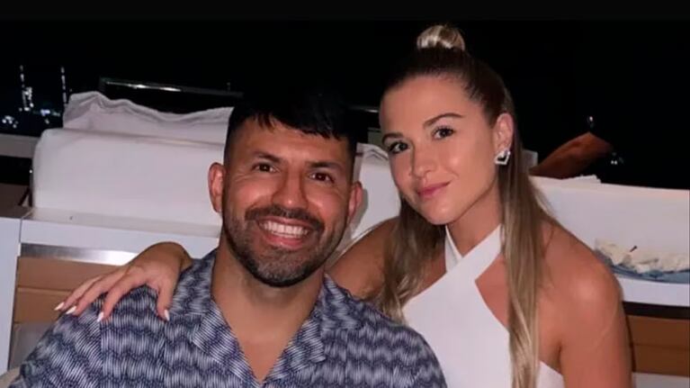 El Kun Agüero y Sofía Calzetti serán papás por primera vez.