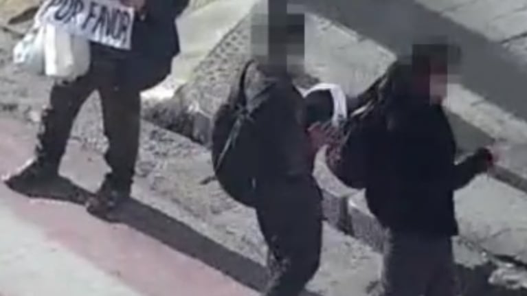 El ladrón fue detectado por las cámaras del 911.