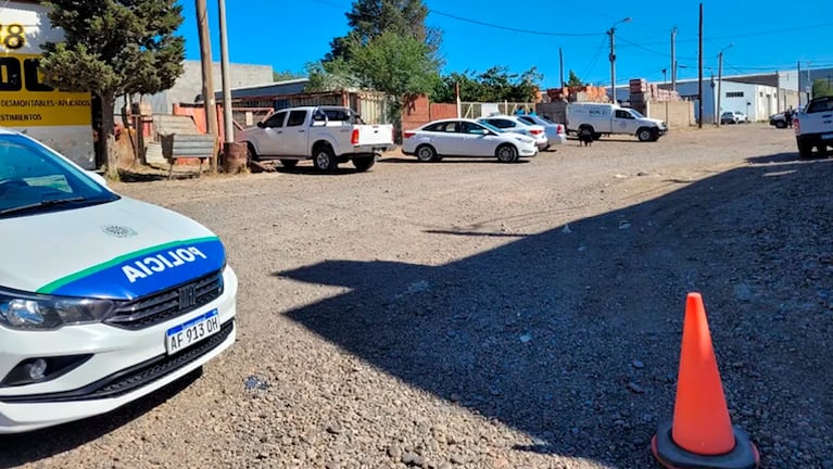 El ladrón intentaba entrar a un corralón de Comodoro Rivadavia. Foto: ADNSur.