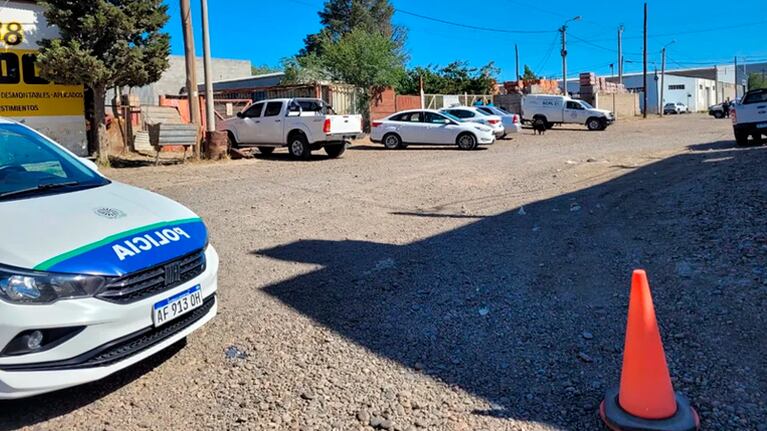 El ladrón intentaba entrar a un corralón de Comodoro Rivadavia. Foto: ADNSur.