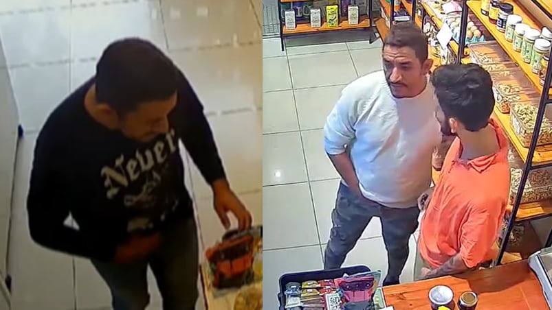 El ladrón robó dos veces en el local en menos de un día.