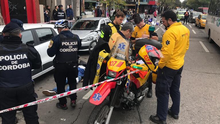 El ladrón se desvaneció y el 107 confirmó la muerte en el lugar.