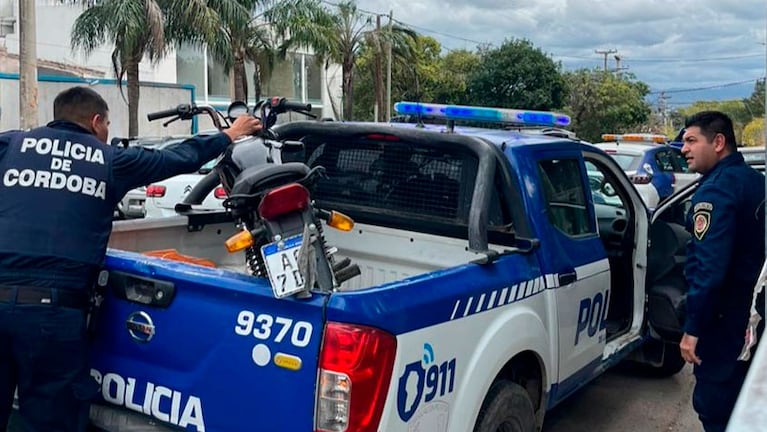 El ladrón se movilizaba en una moto.