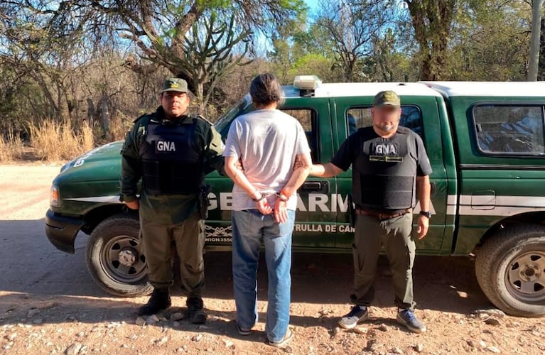 El líder espiritual detenido en San Marcos Sierras.