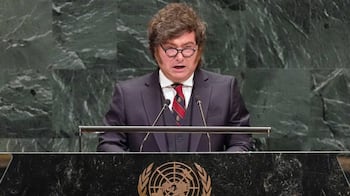 El líder libertario criticó a la ONU por su falta de acción en el conflicto por las Islas Malvinas.
