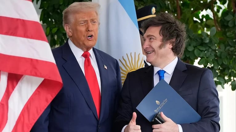 El líder libertario opinó sobre la postura de su par de Estados Unidos.