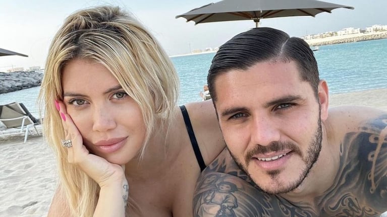 El like de Wanda Nara para Mauro Icardi.