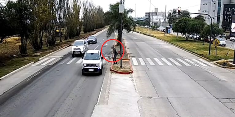 El limpiavidrios fue detenido en Villa María.