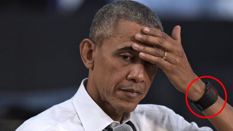 El llamativo dispositivo que usó Obama en Argentina.