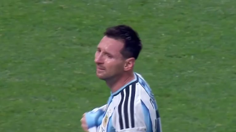 El llanto de Lionel Messi tras el pase a 4tos de final.