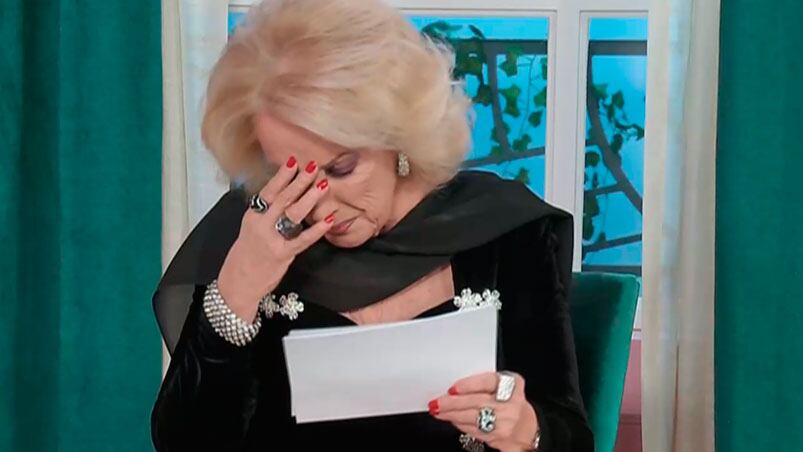 El llanto de Mirtha mientras recordaba a "Josecito".