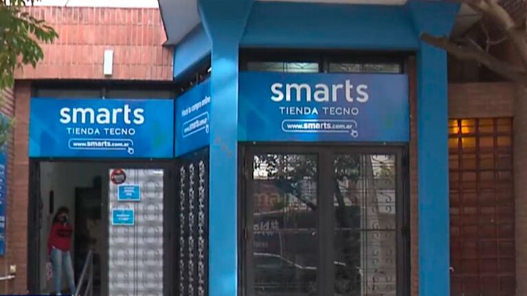 El local que recibió el robo y quedó vacío.